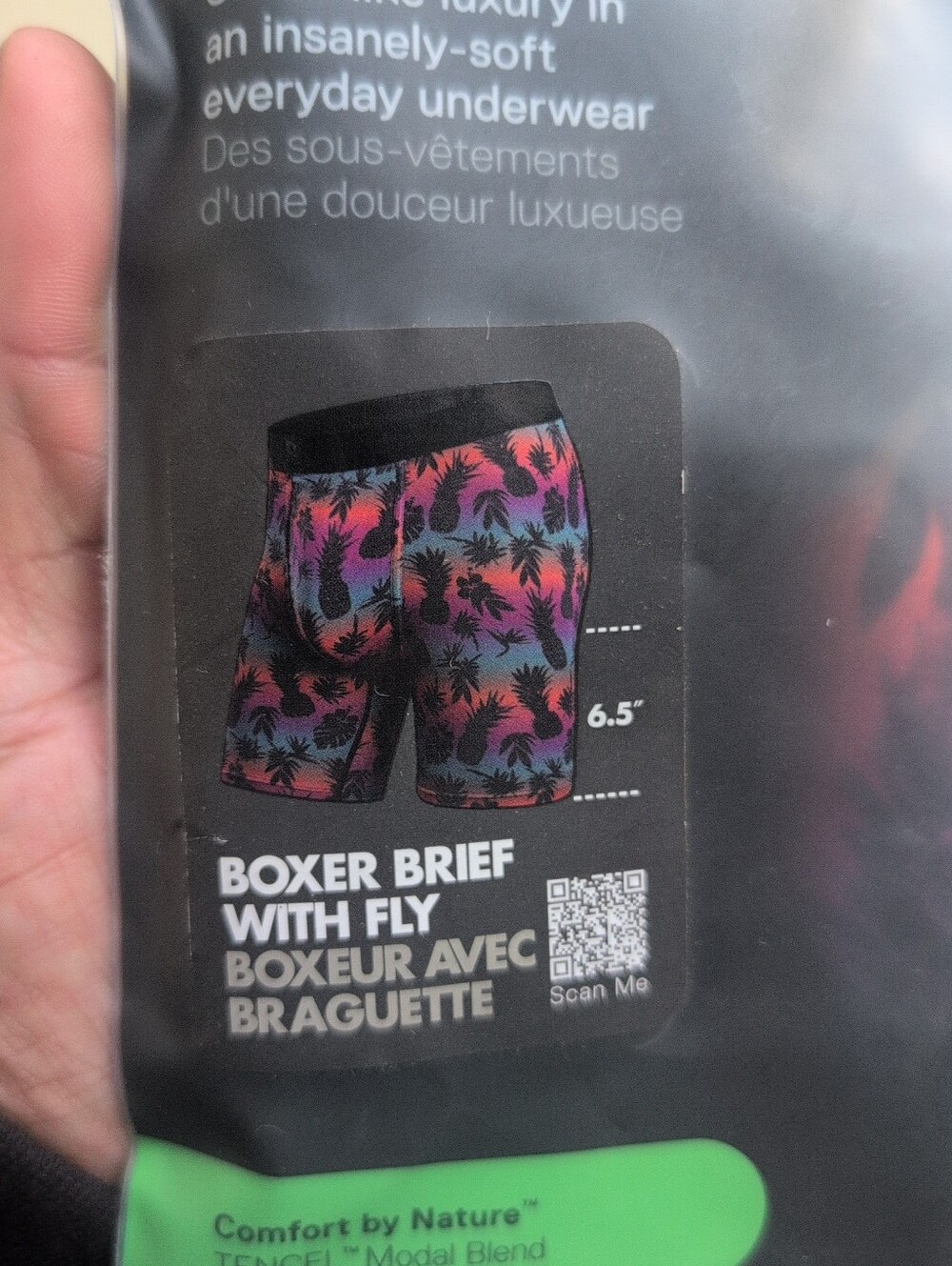 BN3TH Men's Classic Boxer Briefs with Fly - Hawaii-5-0-Ombre Size S NWT